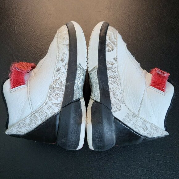 Nike Baby Air Jordan XX2 PE 317144-161 White Black Red Basketball Shoes Size 6C - Picture 6 of 10